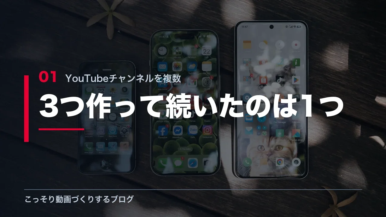 3つ作って続いたのは1つだった筆者の実例を示す見出し画像